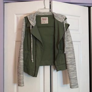 Green army jacket